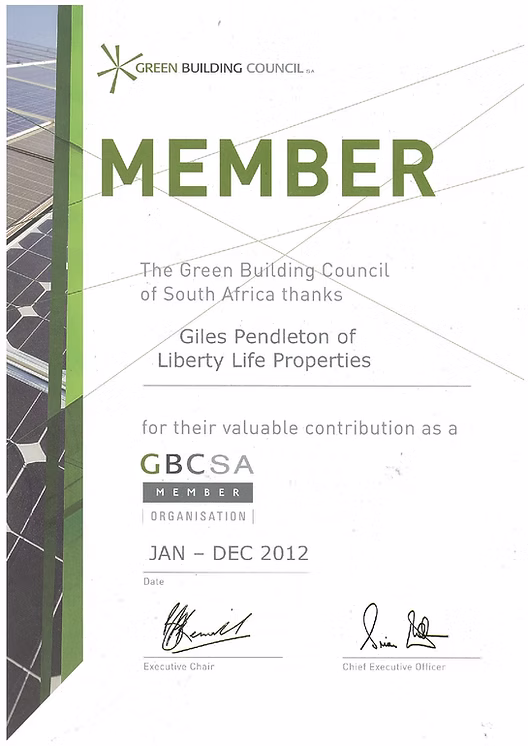 Green Building Council of South Africa — Member