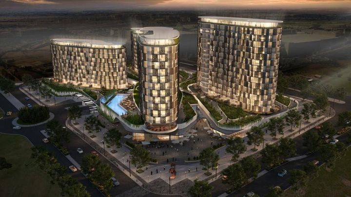 Attacq — Waterfall City — Render 21